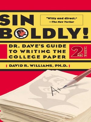 cover image of Sin Boldly!